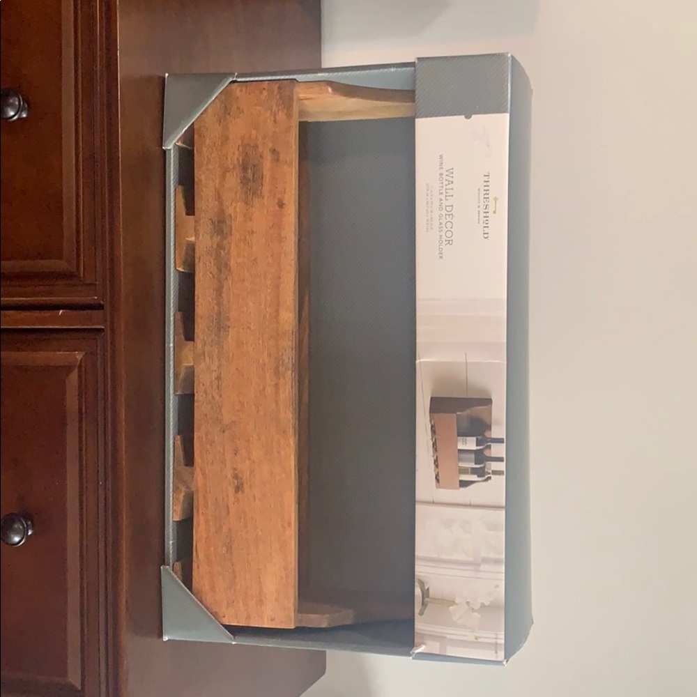 Wine Bottle and Glass Holder